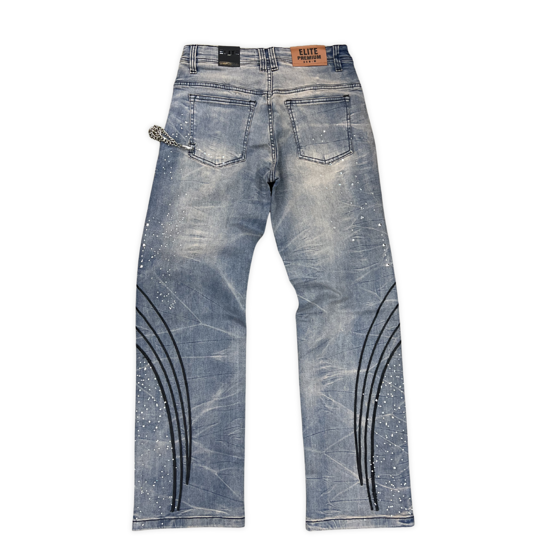 Elite PD Elitestar Denim Vintage jeans, alternate angle, men's streetwear