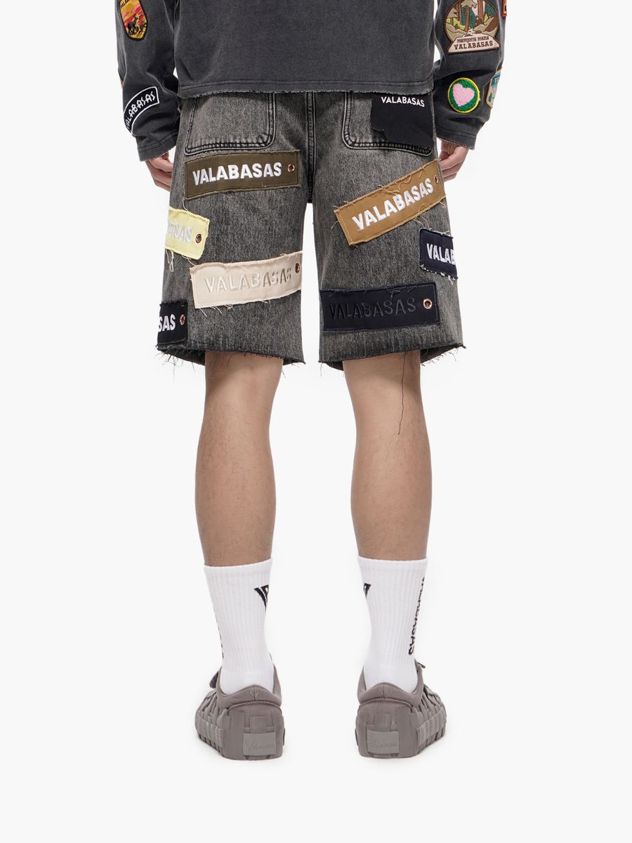 Valabasas Banner shorts, alternate angle, men's streetwear