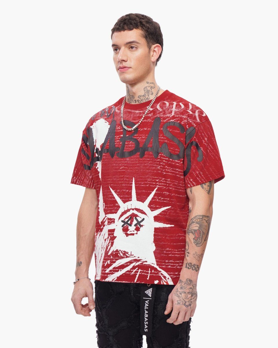 Freedom Tee Rustic Red