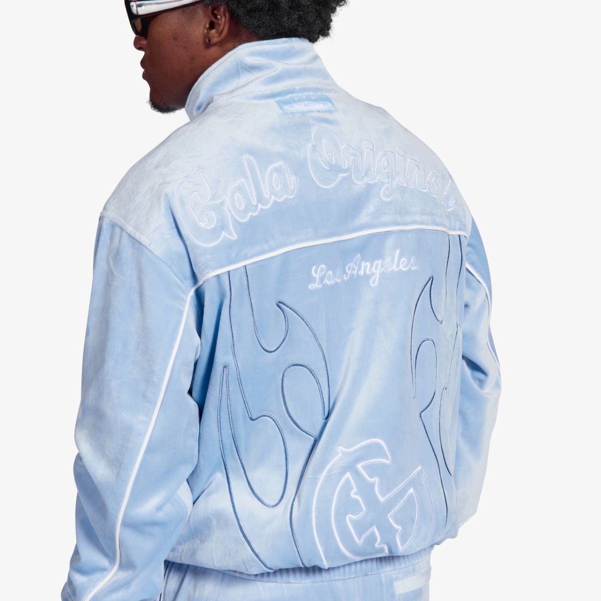 Gala Original Harlem velour, alternate angle, men's streetwear