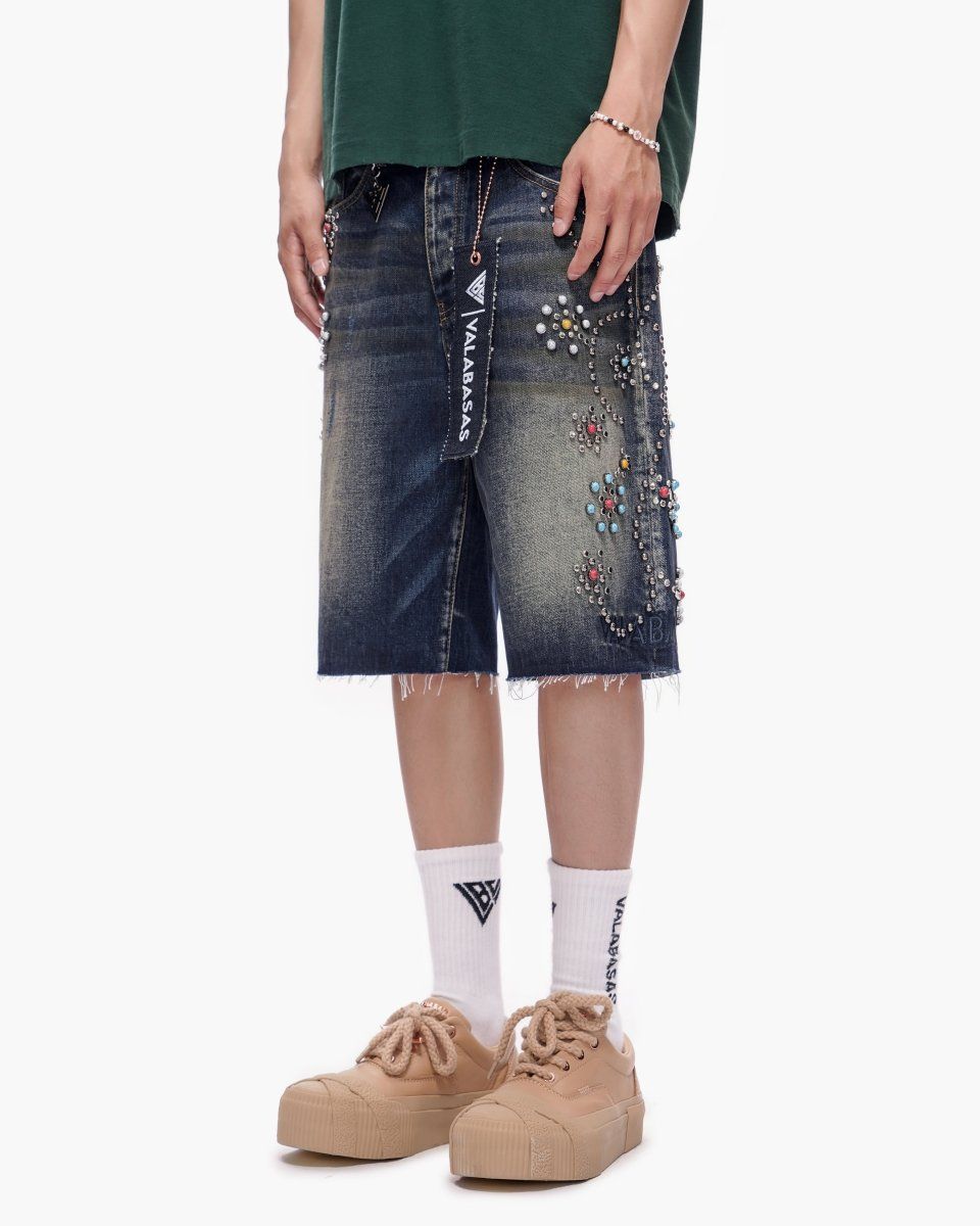Muse Shorts Dark Blue Wash