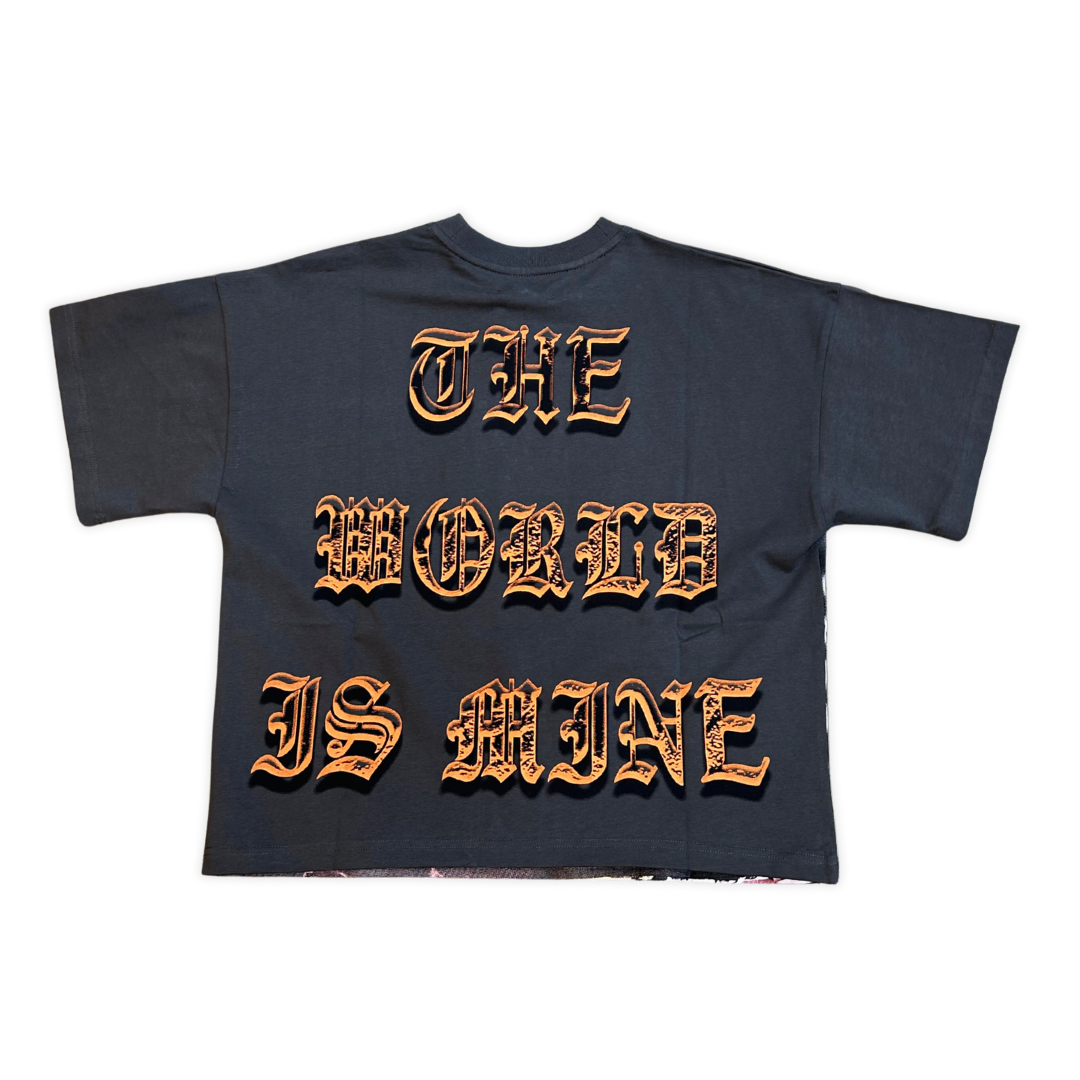 SILNT CHPTRS Illusion graphic tee, alternate angle, men's streetwear