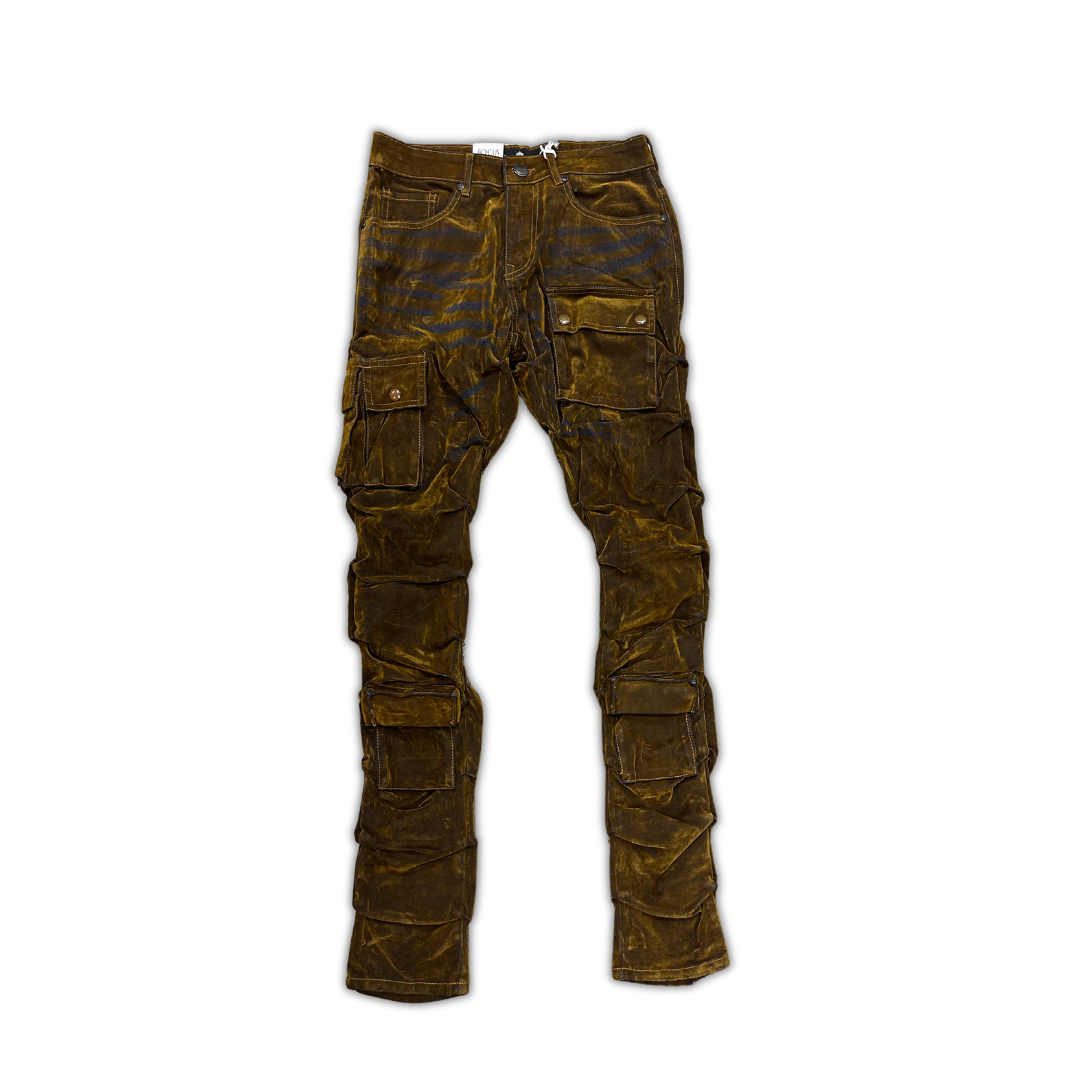 Focus Cargo Pocket cargo jeans, front view, men's streetwear
