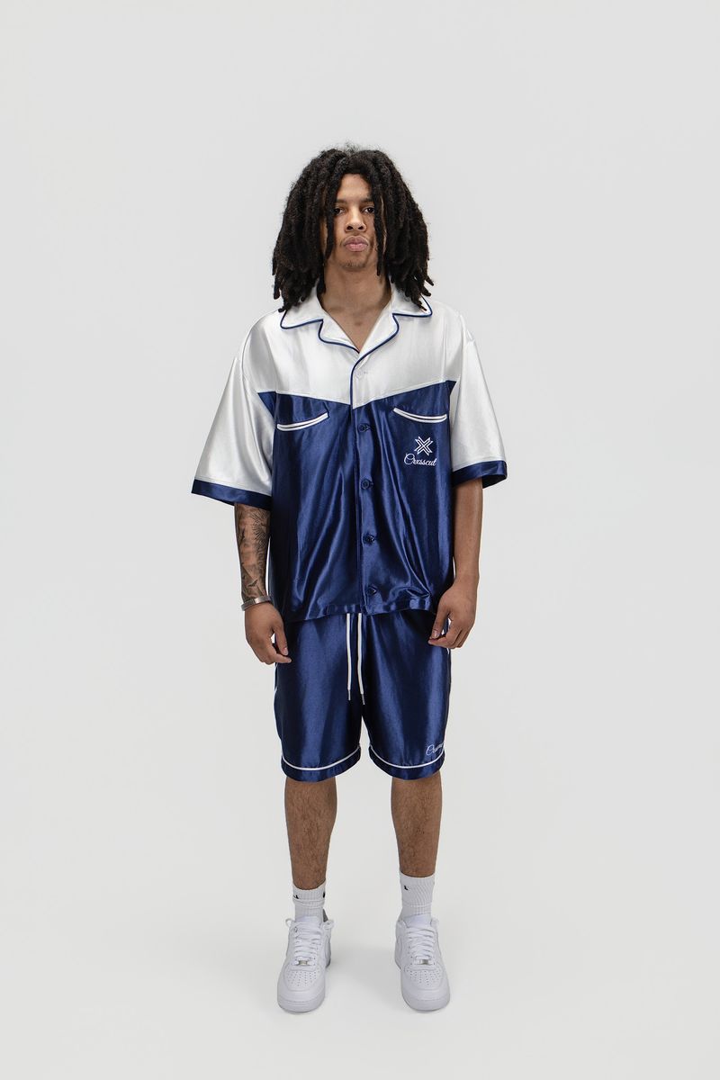 CRXSSCUT SATIN SET