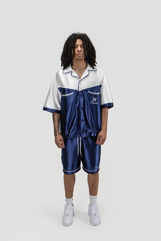 CRXSSCUT SATIN SET