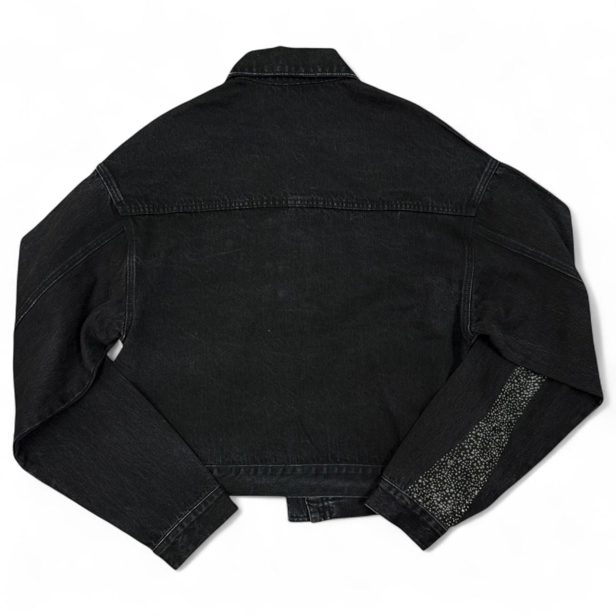 Valabasas Encrypted denim jacket, alternate angle, men's streetwear