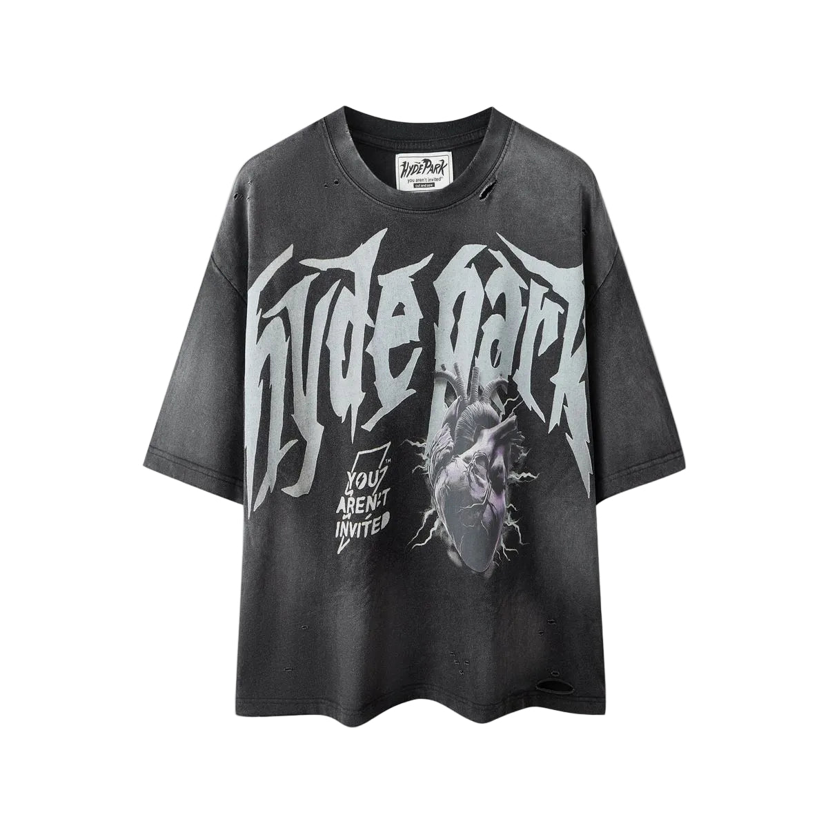 Hyde Park Electric Feel Good graphic tee, front view, men's streetwear