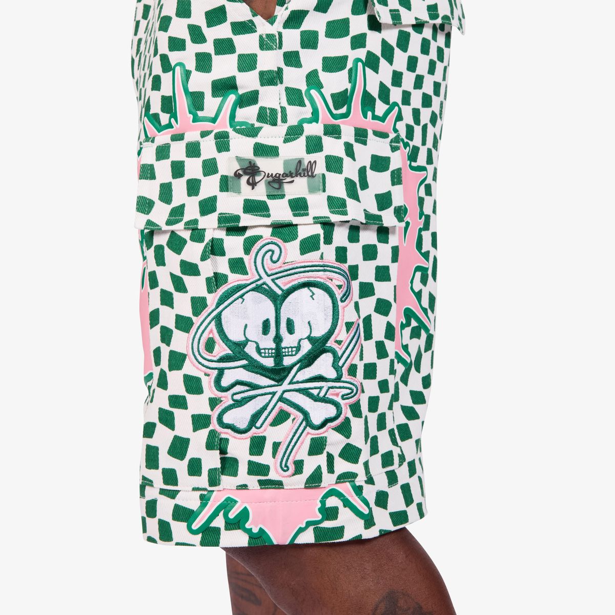 “FLOATING” TWILL SHORTS