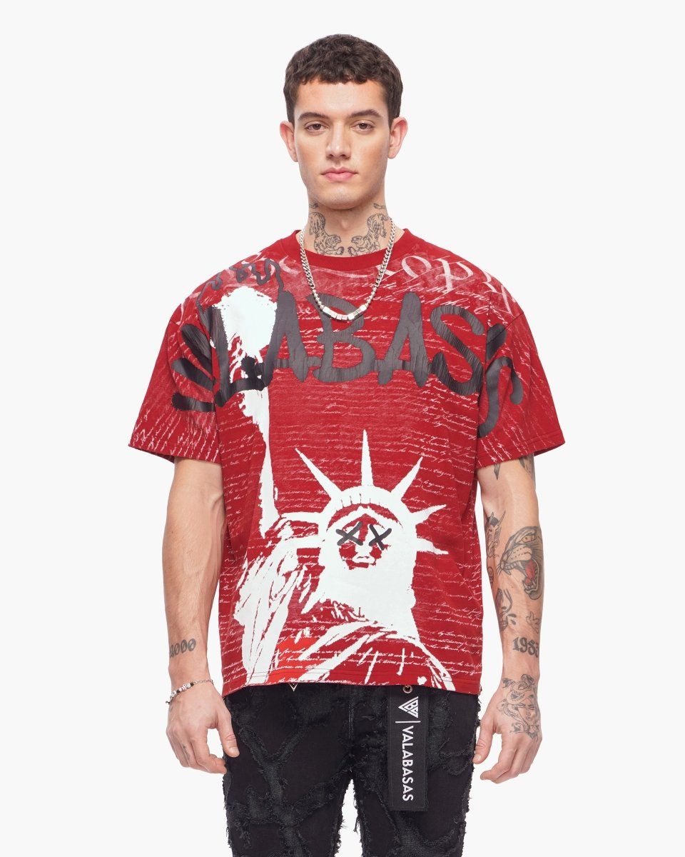 Freedom Tee Rustic Red