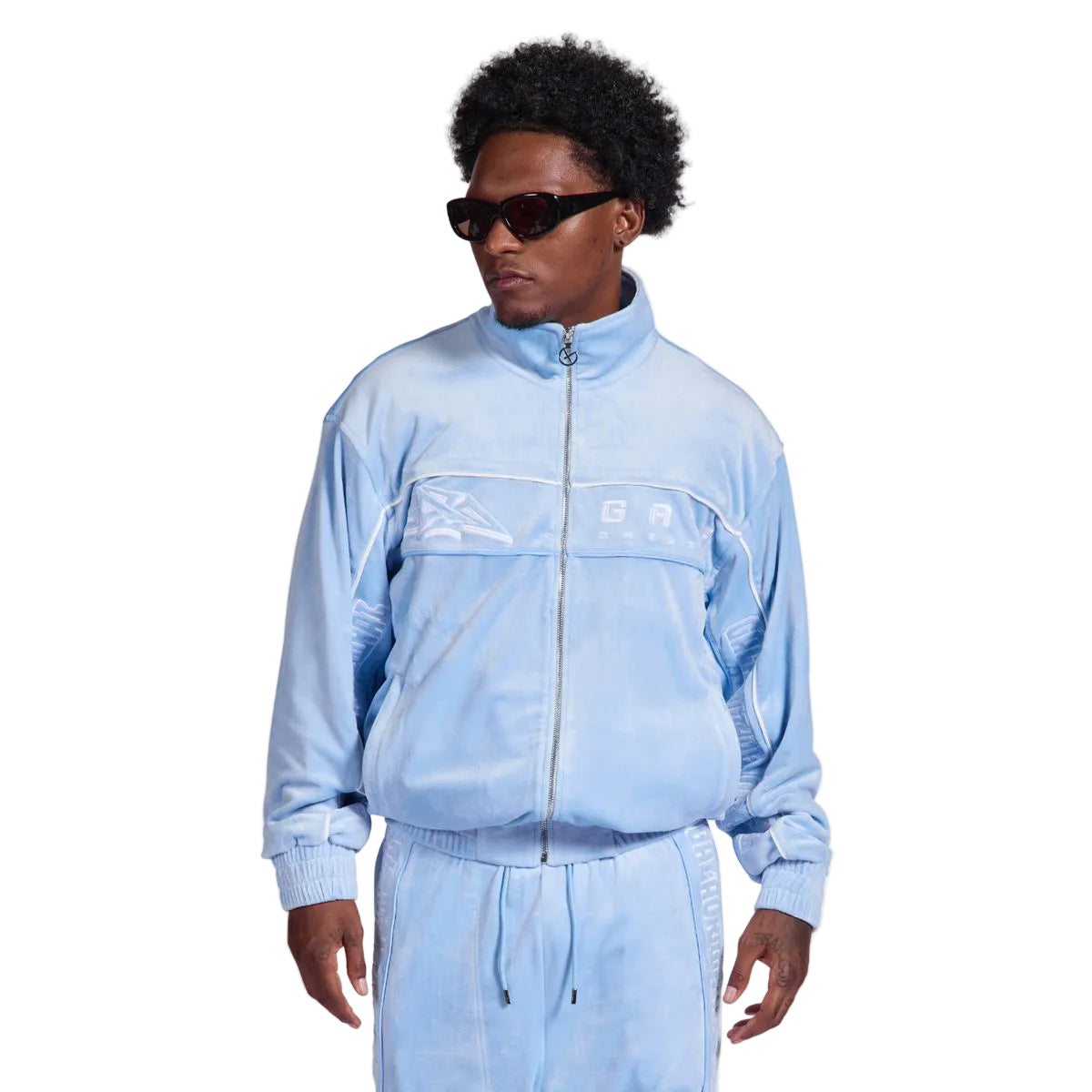 Gala Original Harlem velour, front view, men's streetwear