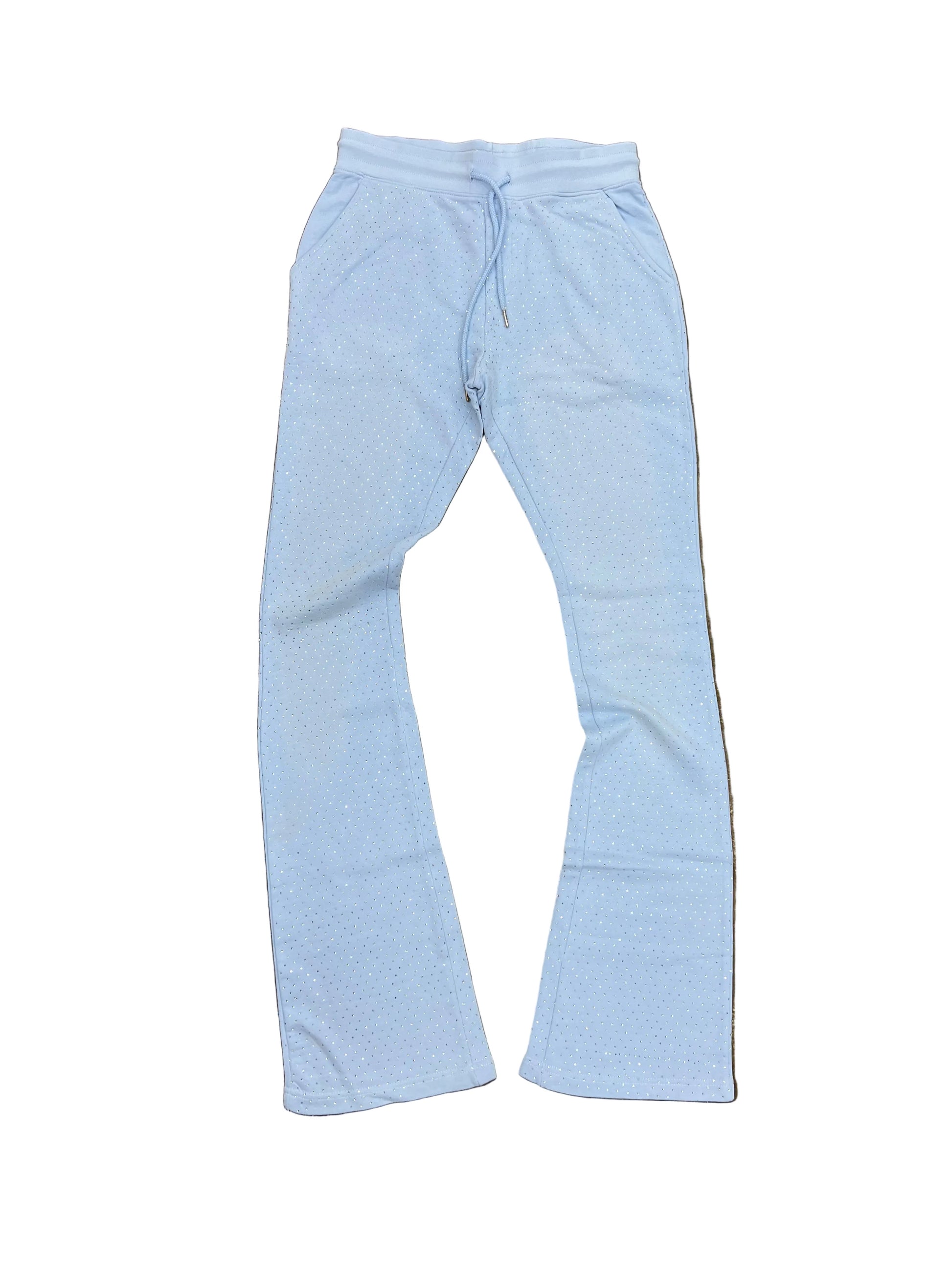 Focus Embezzled Stacked Joggers — back view