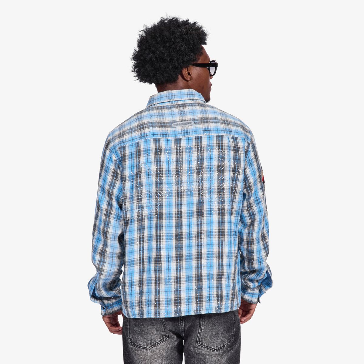 Gala Original Immaculate flannel shirt, alternate angle, men's streetwear