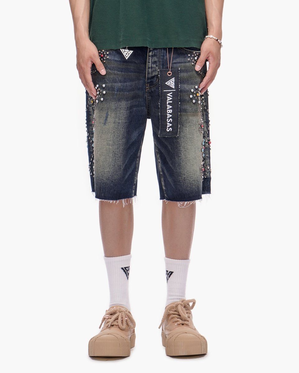 Muse Shorts Dark Blue Wash