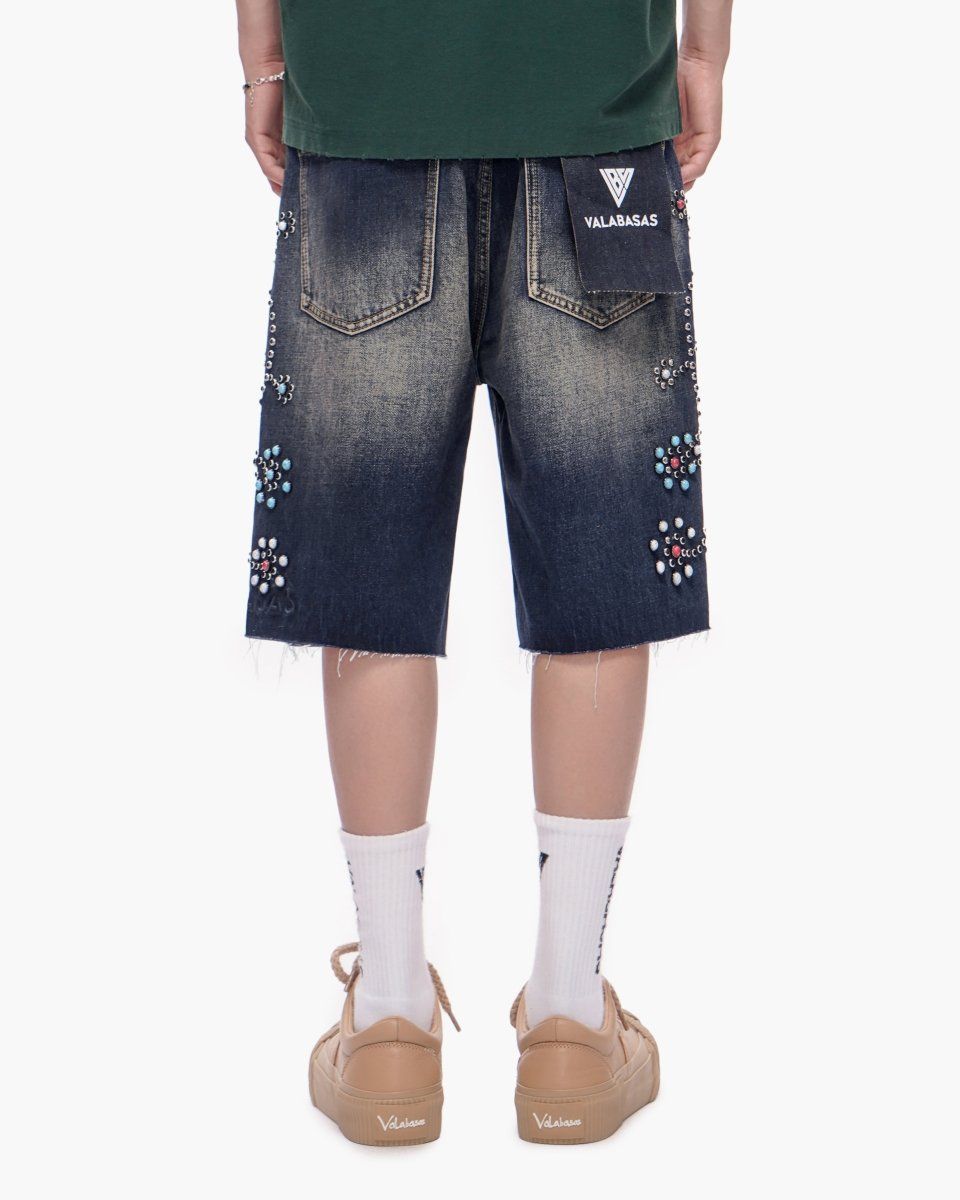 Muse Shorts Dark Blue Wash
