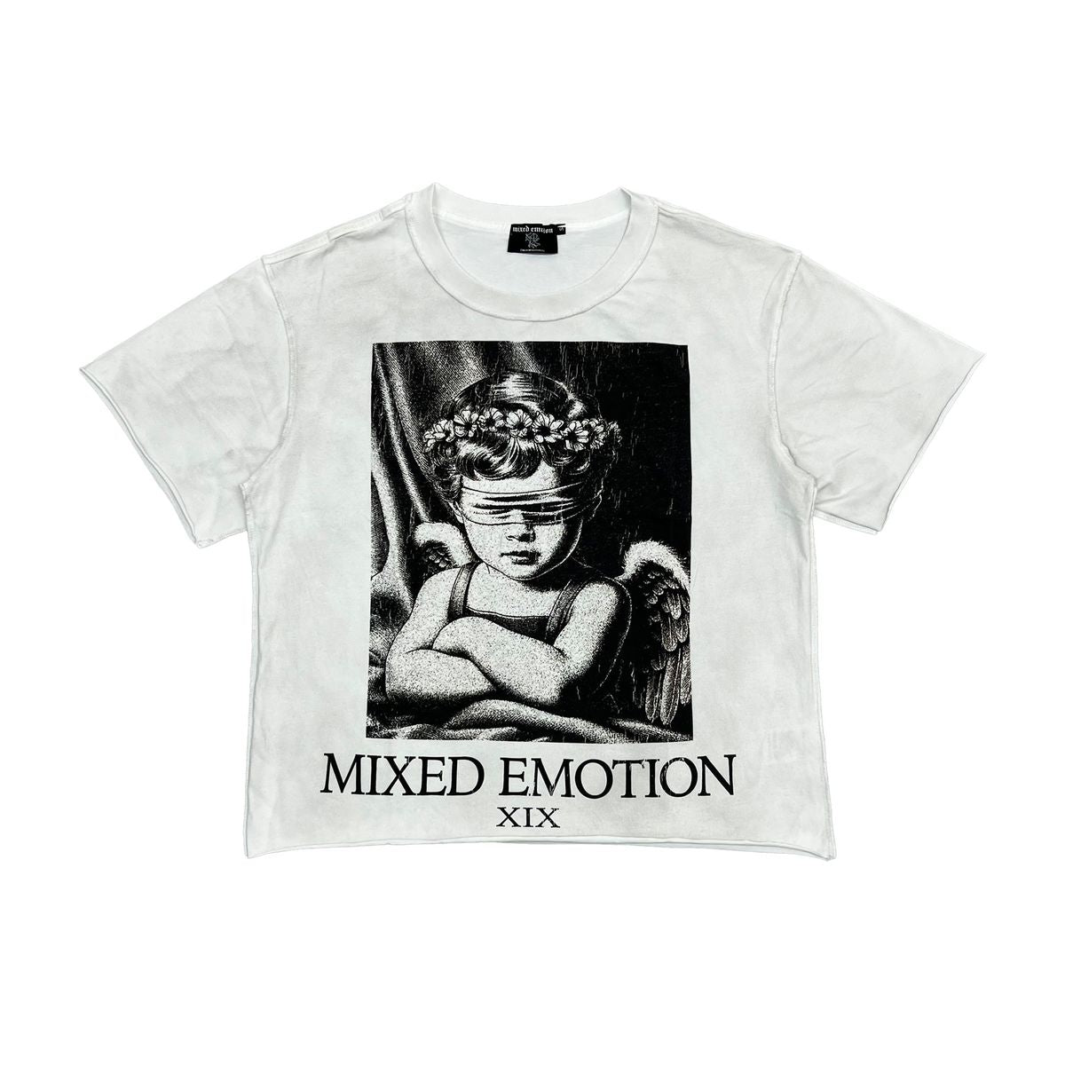 Mixed Emotions Oversize ‘Xix’ graphic tee, front view, men's streetwear