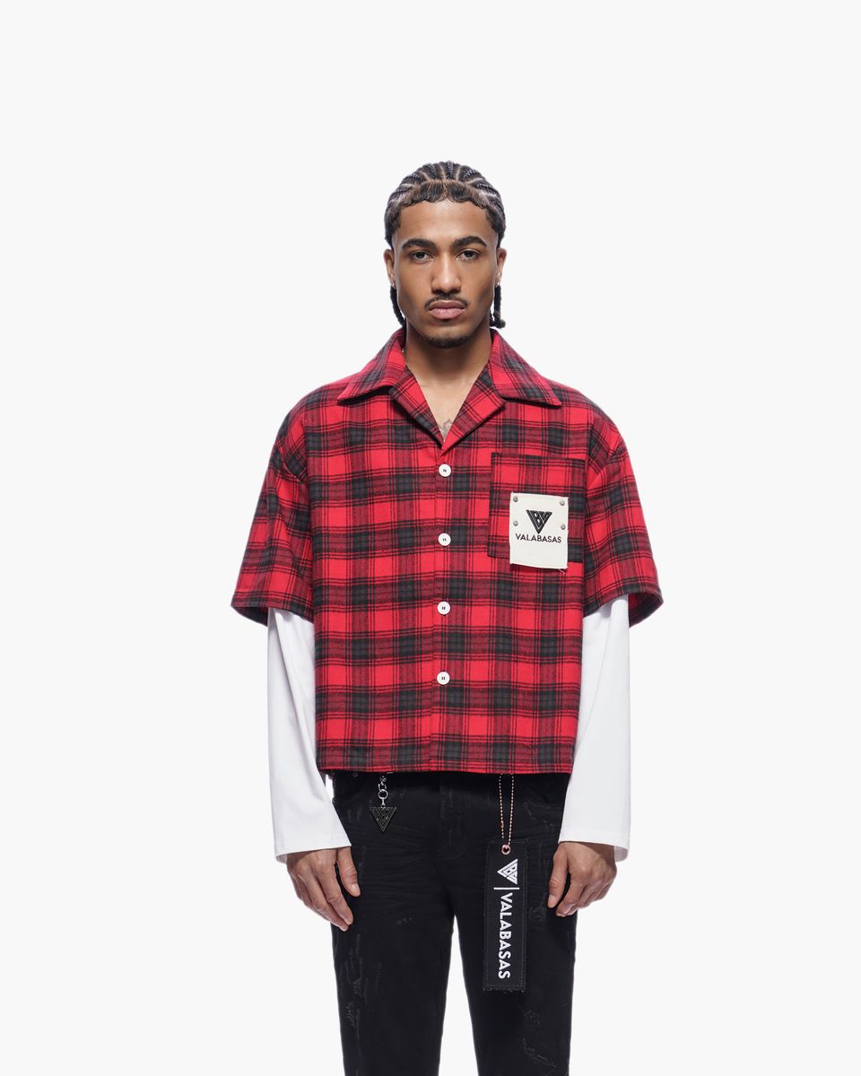 Valabasas Rip long sleeve tee, front view, men's streetwear
