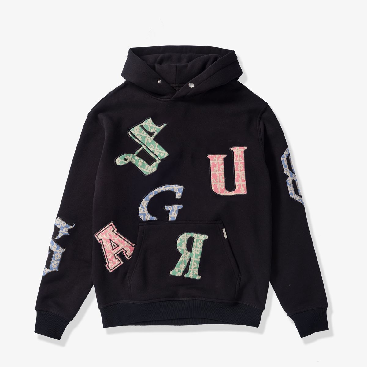 Sugarhill Cereal graphic hoodie, front view, men's streetwear