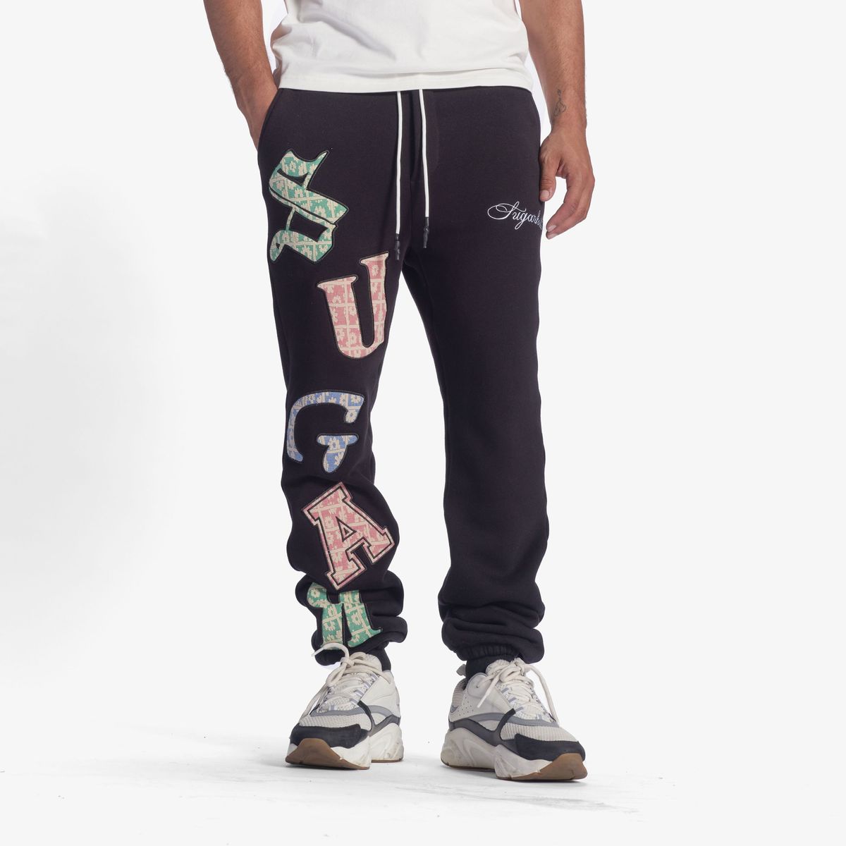 Sugarhill Cereal Sweatpants sweat pants, front view, men's streetwear