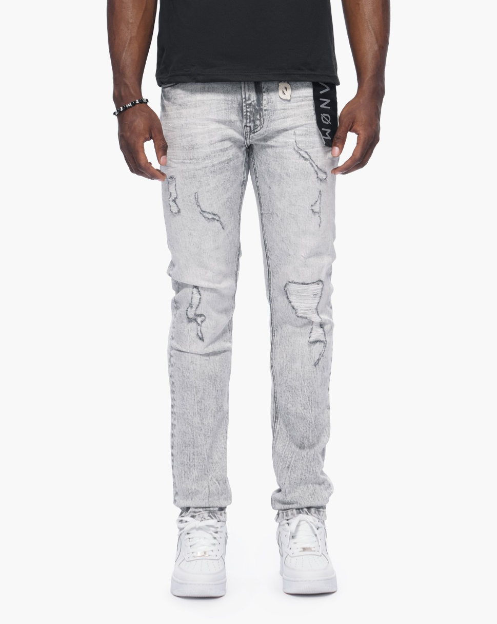 Anom Anom - Vanta Stacked Jeans - Grey — front view