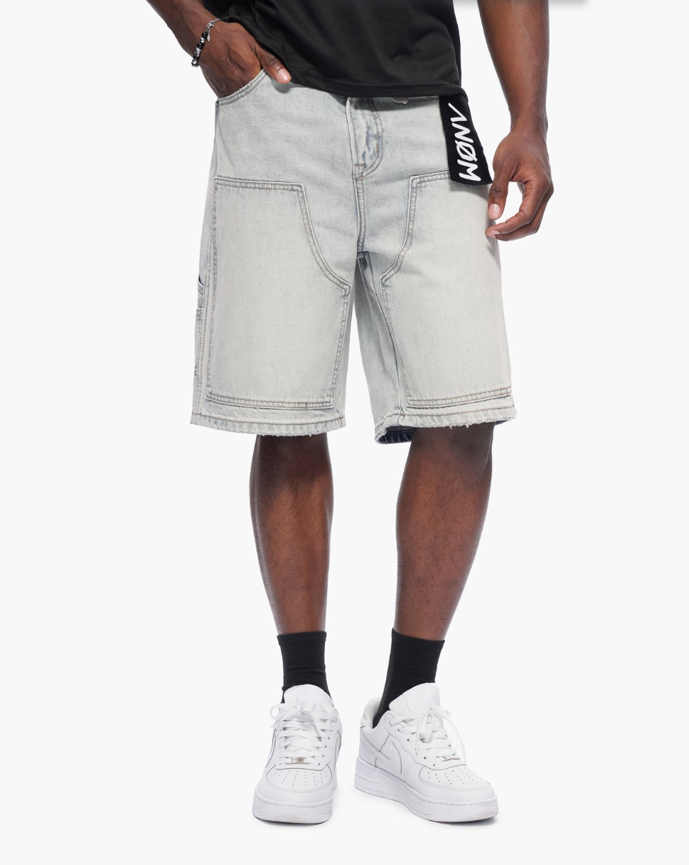 Anom Anom - Builder Shorts - Blue — alternate angle