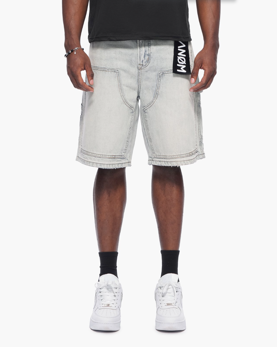 Anom Anom - Builder Shorts - Blue — front view