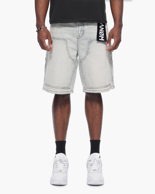 Anom Anom - Builder Shorts - Blue — front view