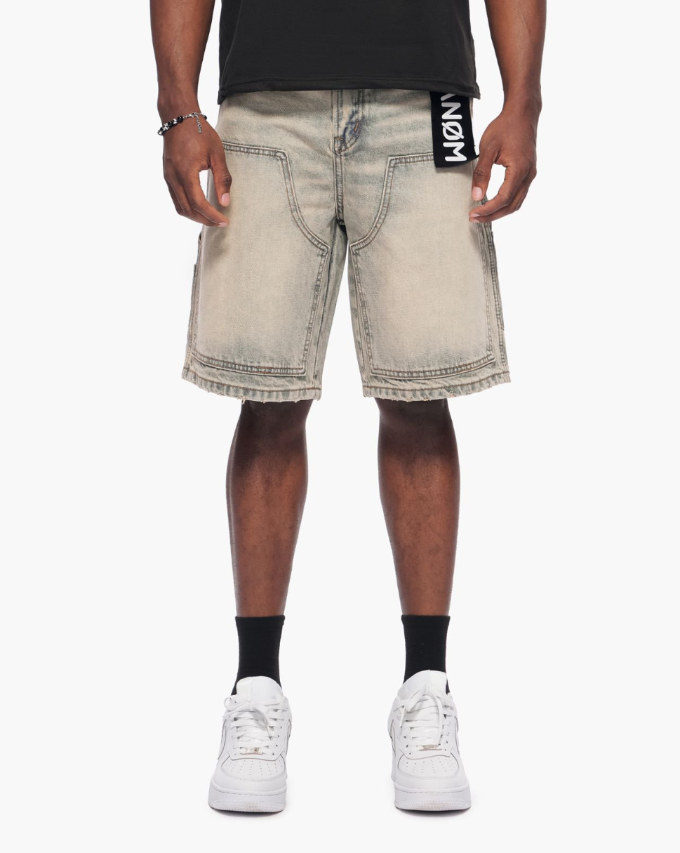 Anom Anom - Builder Shorts - Vintage Wash — front view