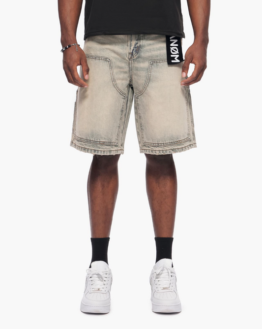 Anom Anom - Builder Shorts - Vintage Wash — front view