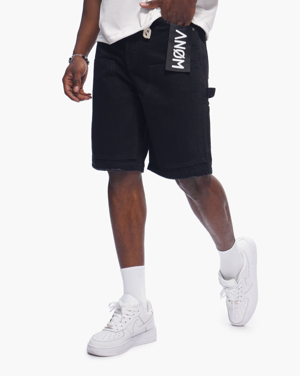 Anom Anom - Builder Shorts - Black — alternate angle