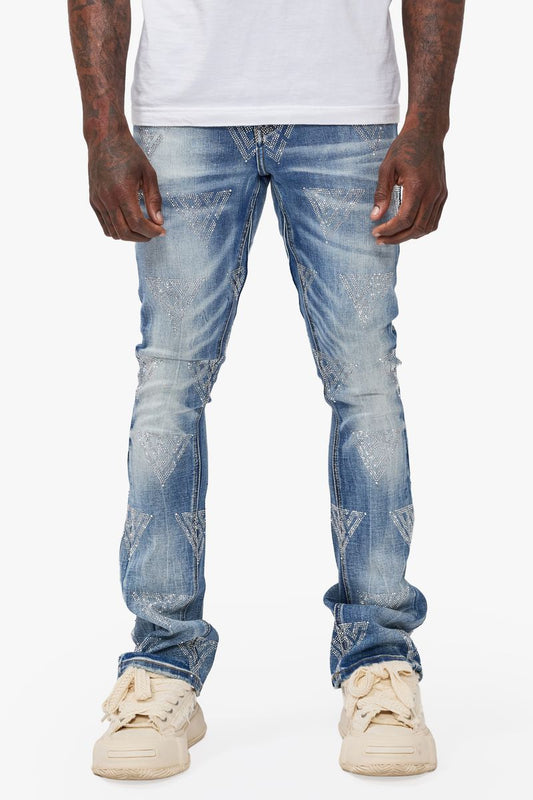 Valabasas Show Stacked Jeans — front view