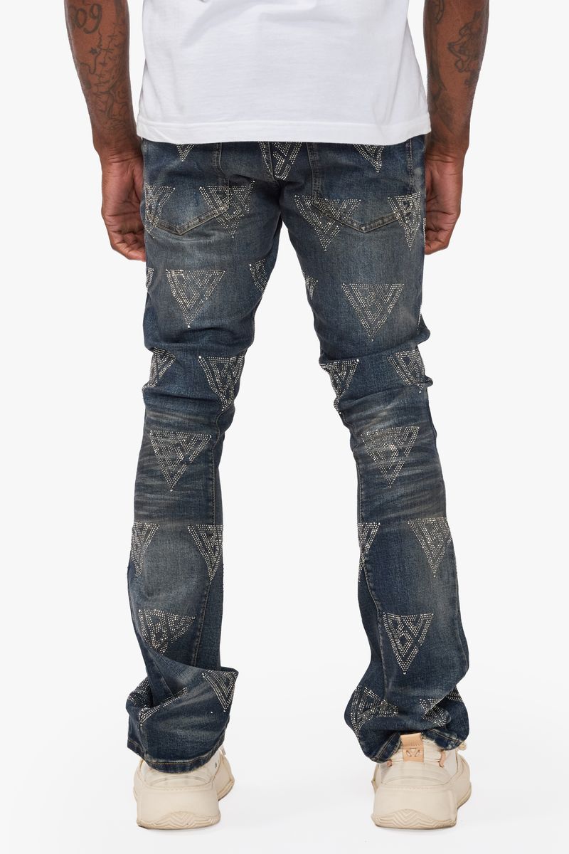 Valabasas Show Stacked Jeans — back view