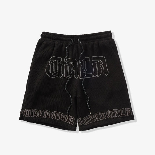 Gala Original Olaf knit shorts, front view, men's streetwear