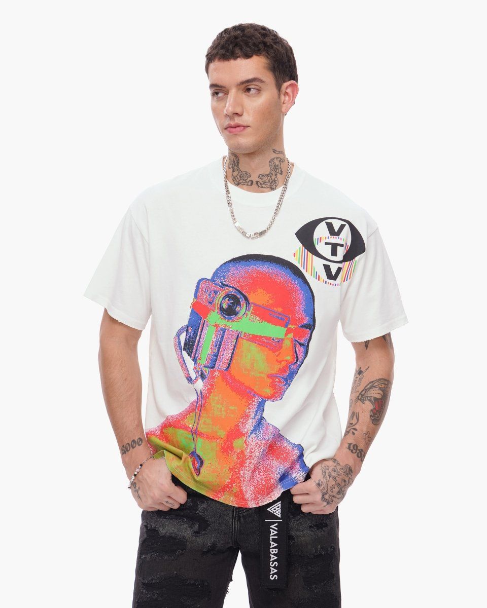 Valabasas VTV Tee graphic tee, front view, men's streetwear