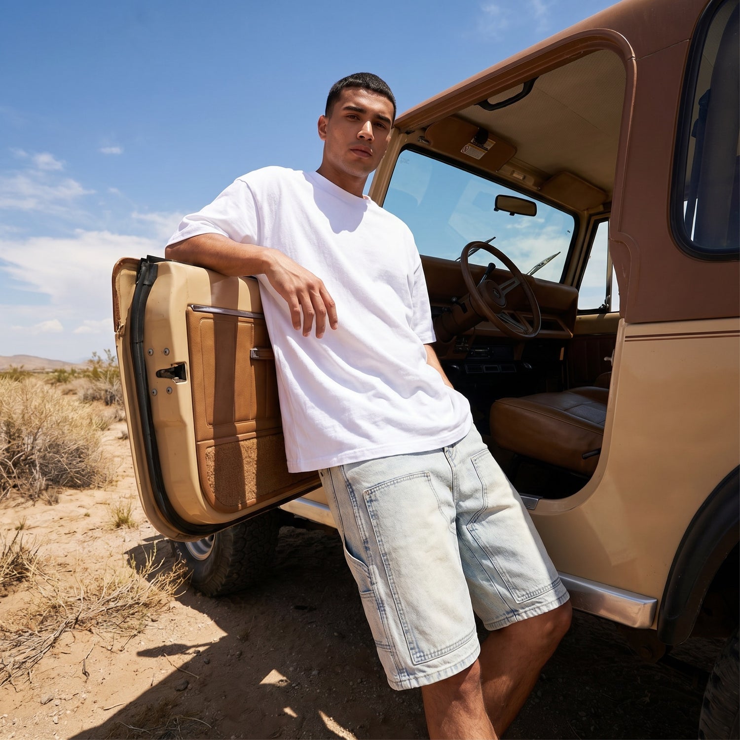 MTX Elite — Summer Editorial: ANOM denim shorts